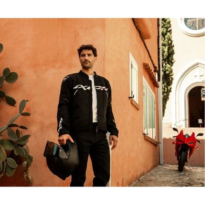 Ixon METEOR 31 Motorjas - Zwart / Wit