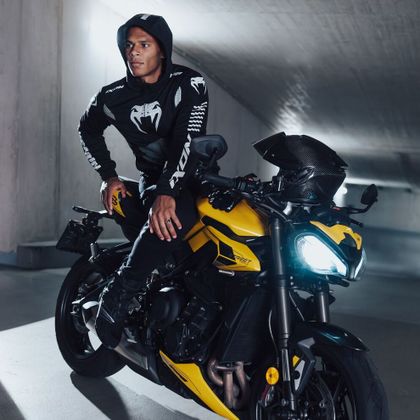 Blouson Moto Ixon VENUM TOUCH-R - Noir / Gris