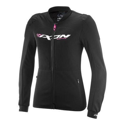 Blouson Moto Ixon ARMA LADY - Noir / Blanc Ref : IX1984 