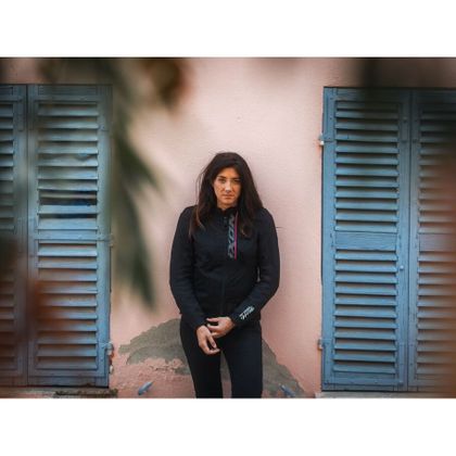 Ixon OSTRO LADY Motorbike Jacket - Black / Pink