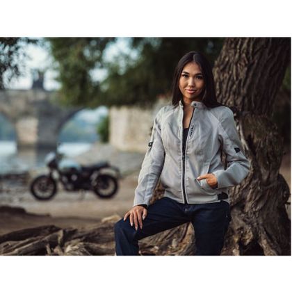 Ixon SHADOW LADY Motorbike Jacket - Beige