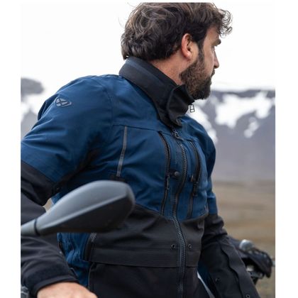 Blouson Moto Ixon ASGARD - Bleu / Noir