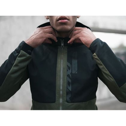 Blouson Moto Ixon PARK AIR - Vert / Noir
