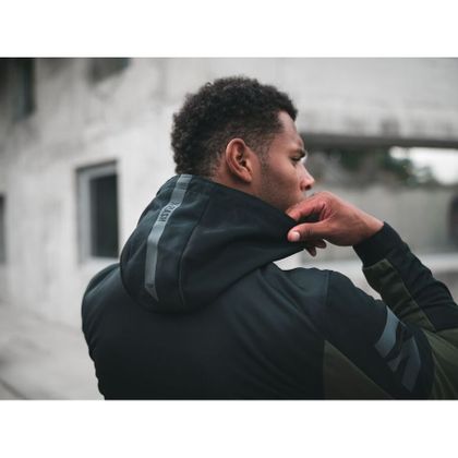 Blouson Moto Ixon PARK AIR - Vert / Noir