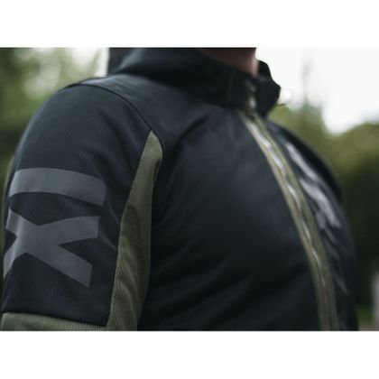 Blouson Moto Ixon PARK AIR - Vert / Noir