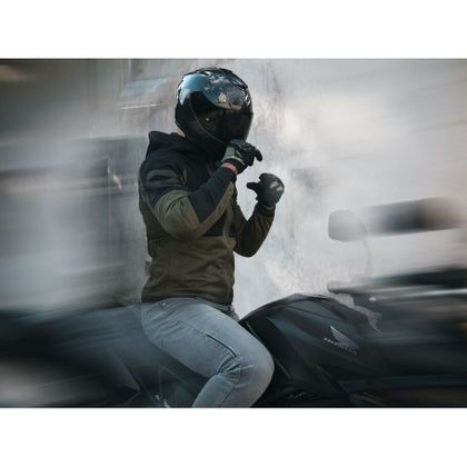 Blouson Moto Ixon PARK AIR - Vert / Noir