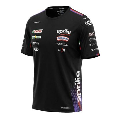 Ixon TS1 APRILIA 26 REPLICA Short-sleeved T-Shirt - Black / Purple Ref : IX2305 