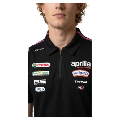 Polo Ixon PO1 APRILIA 26 REPLICA - Noir / Violet