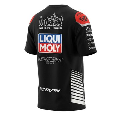 T-Shirt manches courtes Ixon TS1 INTA REPLICA 26 - Noir / Rouge