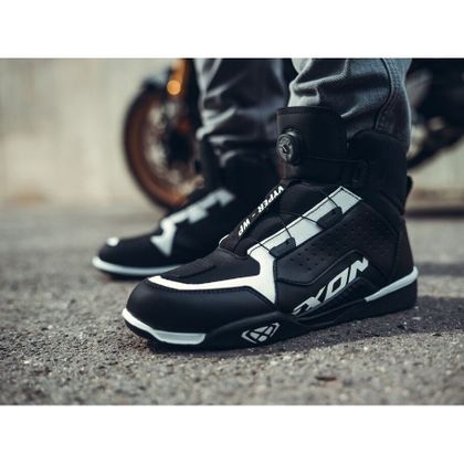Ixon VYPER WATERPROOF Motorbike sneakers - Black / White