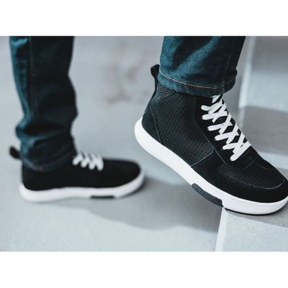 Ixon GHOST AIR LADY Motorbike sneakers - Black / White