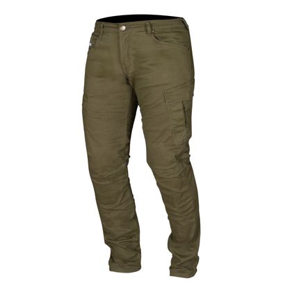 Jean Moto Merlin REMY 2 CARGO - Straight / Régular - Vert Ref : MERL0103 