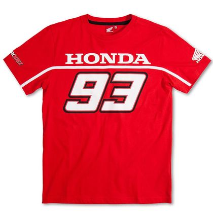 T-Shirt manches courtes Marquez 93 HONDA RED 2 Ref : MAR0086 