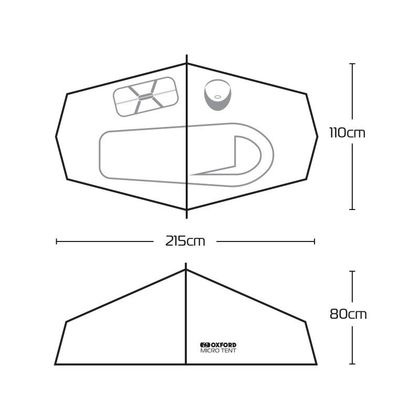 Oxford de voyage - 1 person Universal Tent - Grey