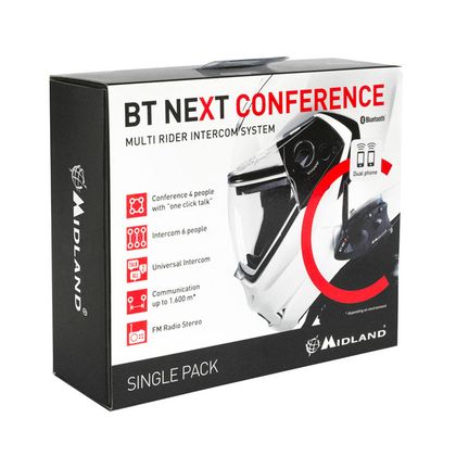 Interfono Midland BT NEXT CONFERENCE SINGLE PACK