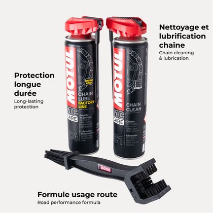 Motul KIT CHAIN MAINTENANCE ROAD (C1+C4) Kettenfett Universell