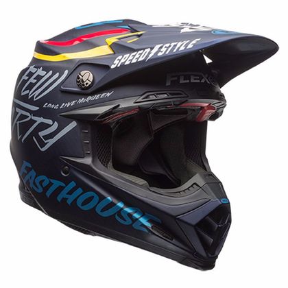 Casque cross Bell MOTO-9 CARBON FLEX - DAY IN THE DIRT BLUE - EDITION LIMITEE 2017
