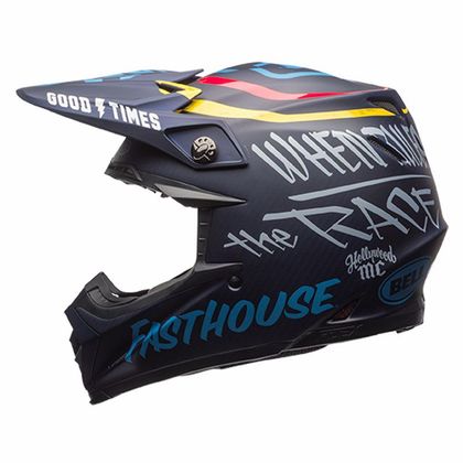 Casque cross Bell MOTO-9 CARBON FLEX - DAY IN THE DIRT BLUE - EDITION LIMITEE 2017