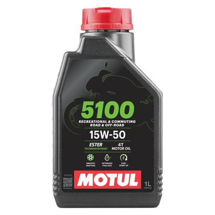 Huile moteur Motul 5100 15W50 1L Universel Ref : MOT0030 / 104080 
