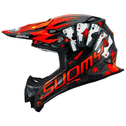 Casco de motocross Suomy MR JUMP - HAZARD - GREY 2022 Ref : SU0341 