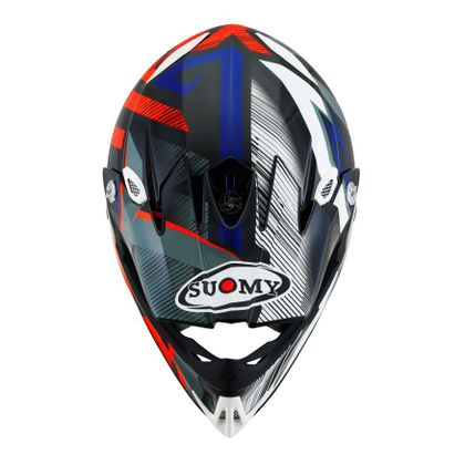 Casque cross Suomy MR JUMP - UNLEASHED - BLACK/RED 2022