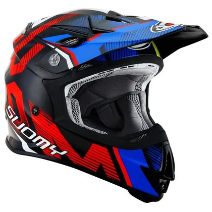 Casque cross Suomy MR JUMP - UNLEASHED - BLUE/RED 2022
