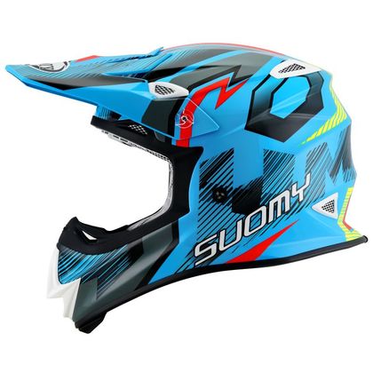 Casco de motocross Suomy MR JUMP - UNLEASHED - BLUE/YELLOW 2022