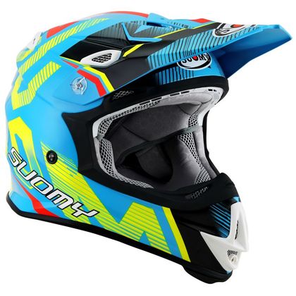 Casque cross Suomy MR JUMP - UNLEASHED - BLUE/YELLOW 2022