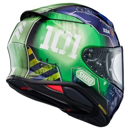 Casque intégral Shoei NXR2 - MS-05 ZAKU I - Rouge / Vert