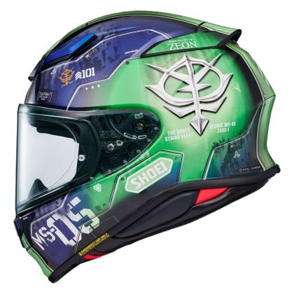 Casque intégral Shoei NXR2 - MS-05 ZAKU I - Rouge / Vert