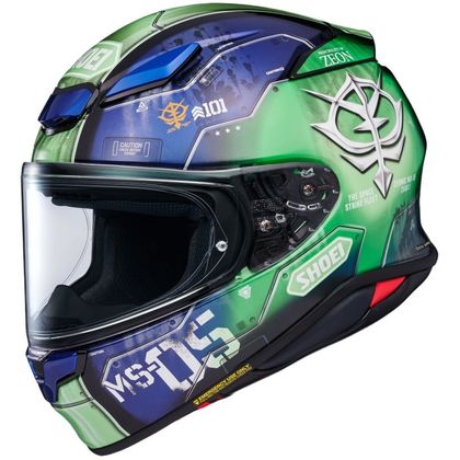 Casque intégral Shoei NXR2 - MS-05 ZAKU I - Rouge / Vert Ref : SI0651 