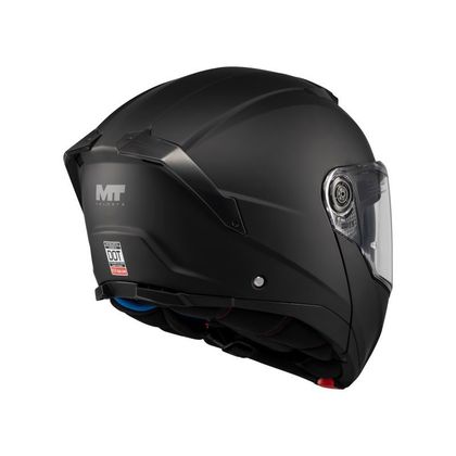 MT HELMETS ATOOM 2 SV - PUUR Modulaire helm - Zwart