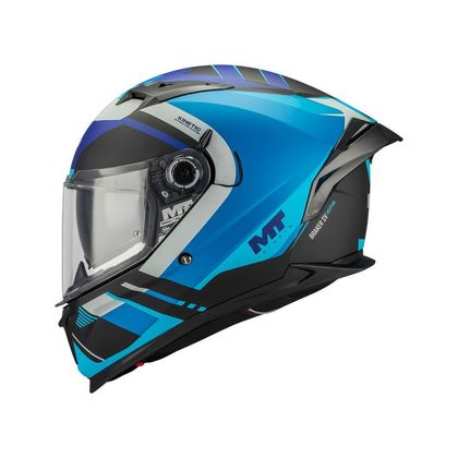Casque intégral MT HELMETS BRAKER SV - INCEPTION - Bleu / Noir
