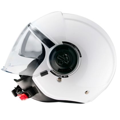 MT HELMETS VIALE SV S - SOLIDE Jethelm - Wit