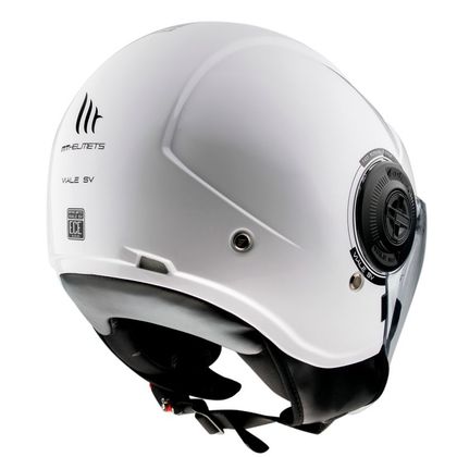 MT HELMETS VIALE SV S - SOLIDE Jethelm - Wit