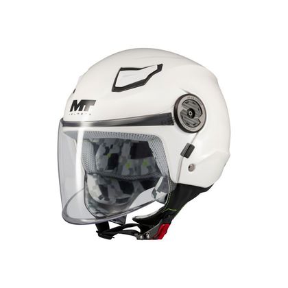 MT HELMETS LITE - PUUR KIND Jethelm - Wit Ref: MTH0202 