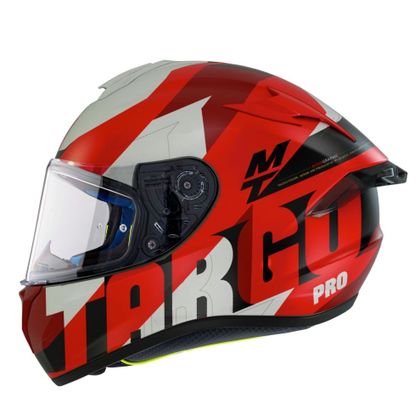 Casque MT HELMETS TARGO PRO - BIGER - Blanc / Rouge