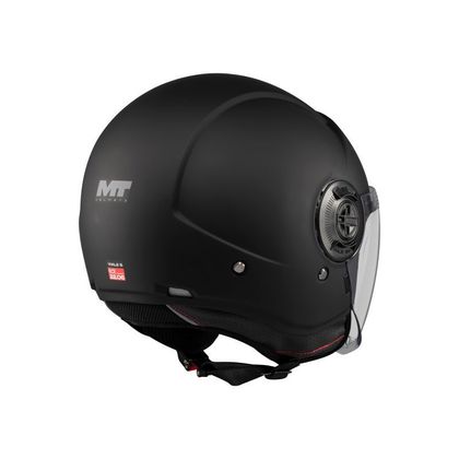 Casque jet MT HELMETS VIALE SV S - PURE - Noir