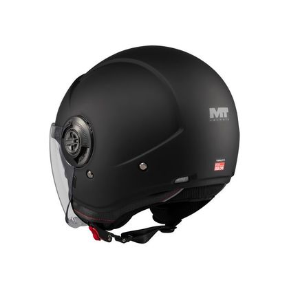 Casque jet MT HELMETS VIALE SV S - PURE - Noir