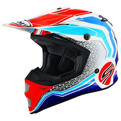 Casco de motocross Suomy MX SPEED PRO MIPS - FORWARD - BLUE/WHITE 2023 - Azul / Blanco Ref : SU0350 