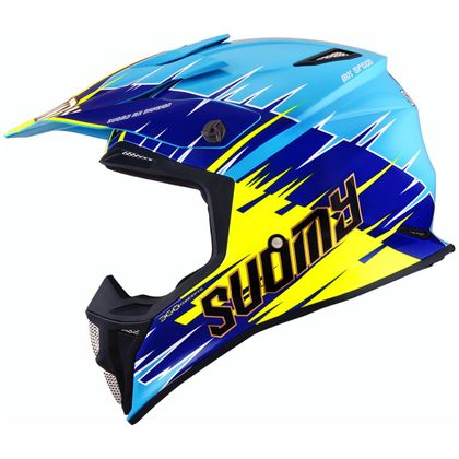 Casco de motocross Suomy MX SPEED MIPS - WARP - LIGHT BLUE 2021