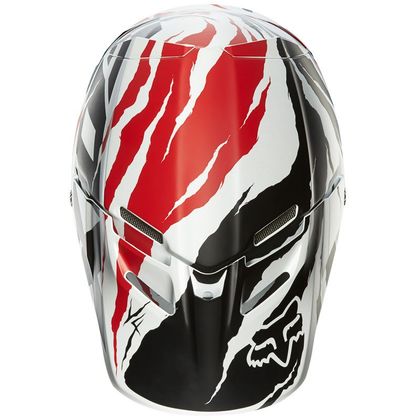 Casque cross Fox V4 FORZAKEN RED/WHITE 