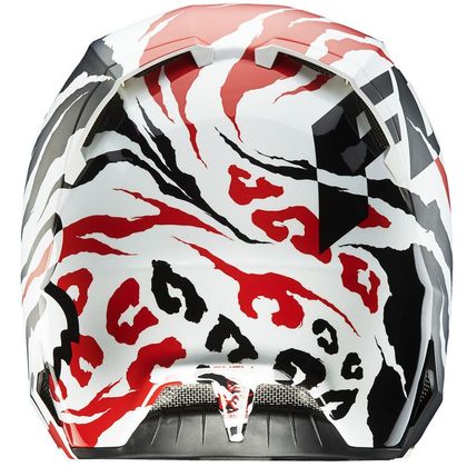 Casque cross Fox V4 FORZAKEN RED/WHITE 