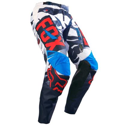 Pantalón de motocross Fox 180 VICIOUS PANT BLUE WHITE KIDS 2016