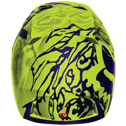 Casque cross Fox V3 CAUZ YELLOW 