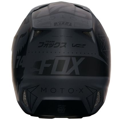Casco de motocross Fox V2 UNION MATTE BLACK 2016 2016