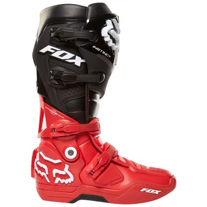 Bottes cross Fox INSTINCT MX18 PREEST A1 - LIMITED EDITION - NOIR BLANC ROUGE 2018