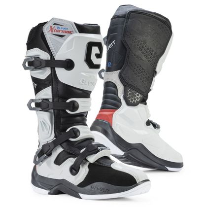 Eleveit X-TARMAC 2025 Cross-Stiefel - Weiß / Schwarz Ref : ELE0011 