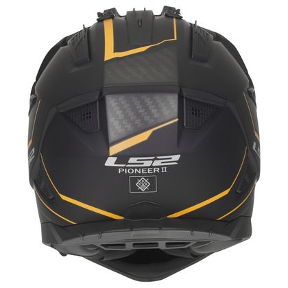 Casque intégral LS2 MX702 PIONEER II ATRON - Noir / Orange