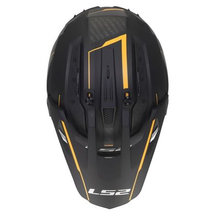 Casque intégral LS2 MX702 PIONEER II ATRON - Noir / Orange